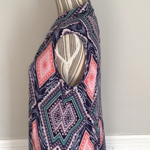 En Focus Studio Pattern Dress Size 12 Sleeveless - Picture 4 of 6